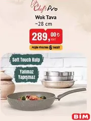 CHEF'S PRO WOK TAVA 28 CM CHEF'S PRO WOK TAVA 28 CM